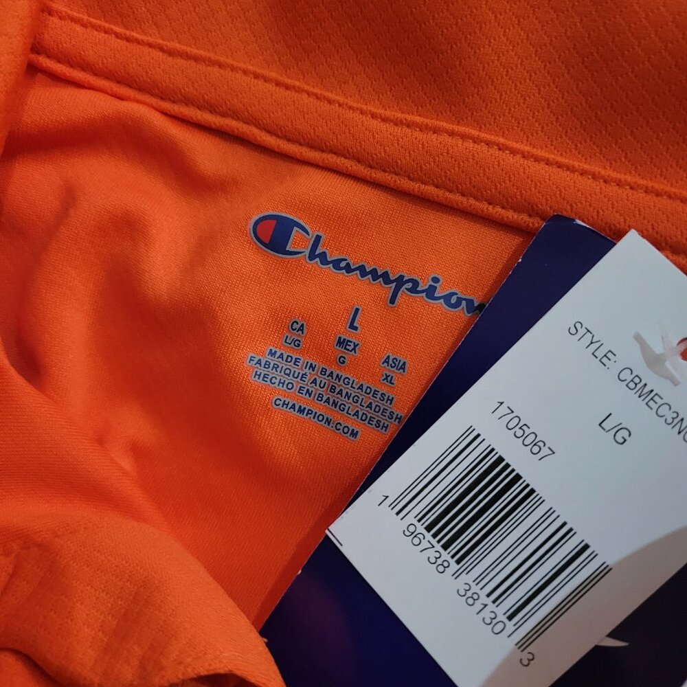Champion FAMU Florida  A&M University FAM Orange Polo Snake Logo Shirt Alumni - Picture 8 of 10